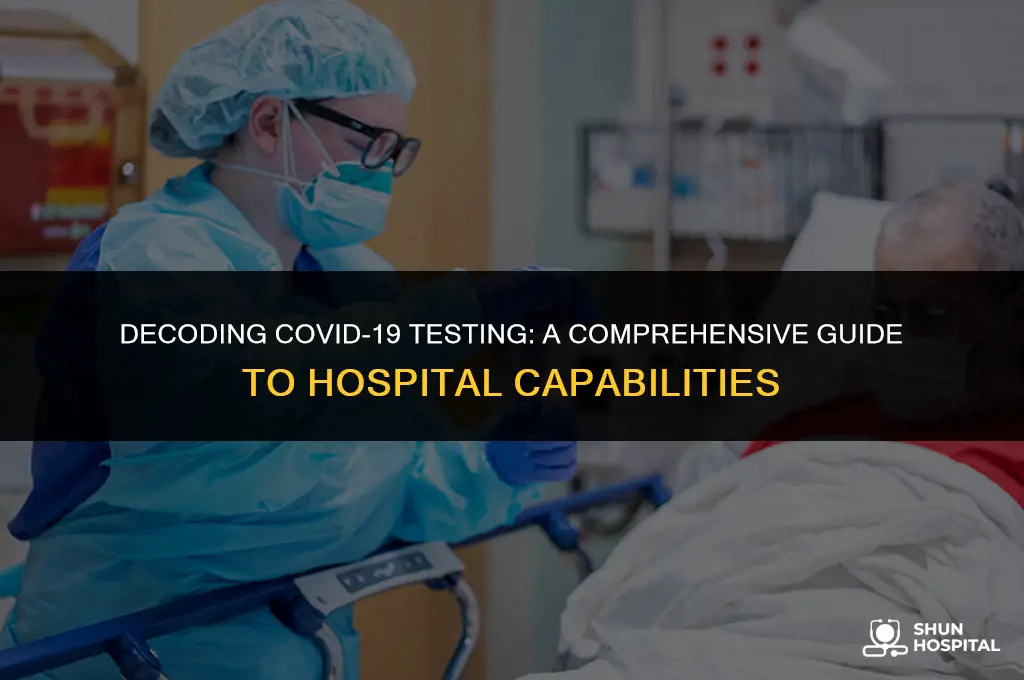 do all hospitals have coronavirus tests