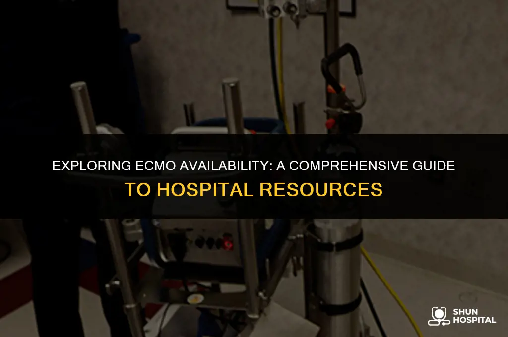 do all hospitals have ecmo machines