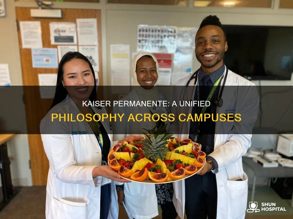do all kaiser hospitals have same philosophy