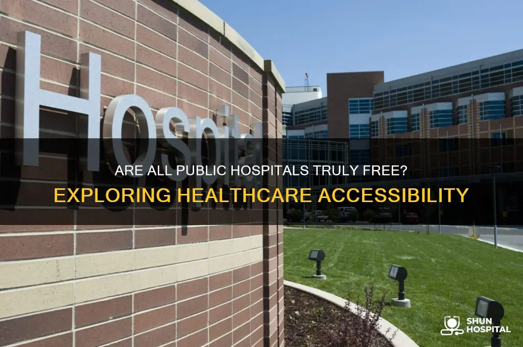 do all public hospitals free