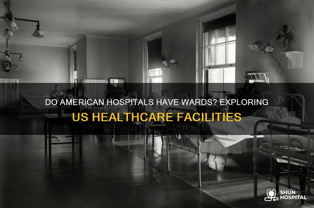 do american hospitals have wards