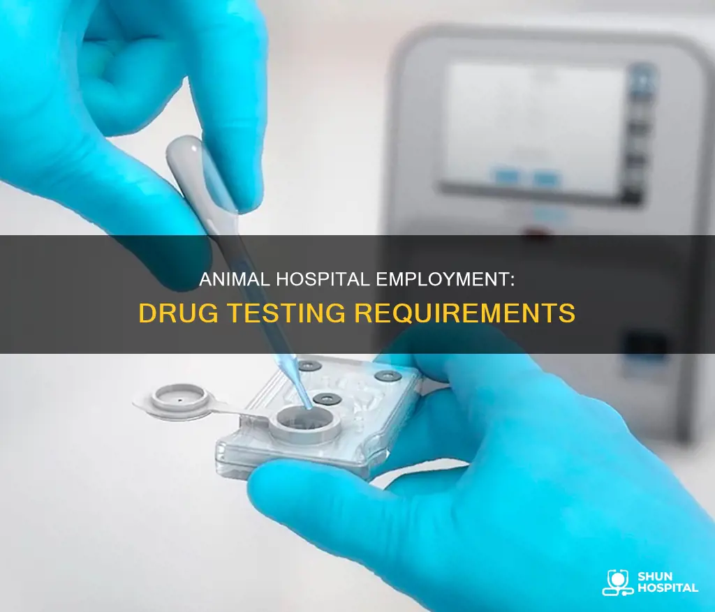 do animal hospitals drug test for jobs