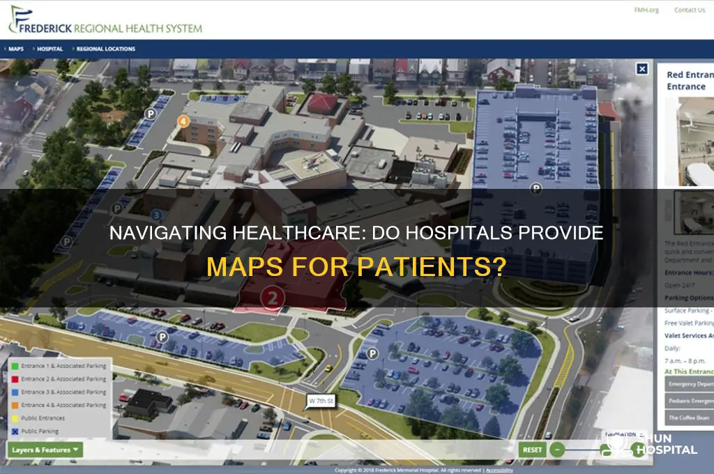 do any hospitals have maps