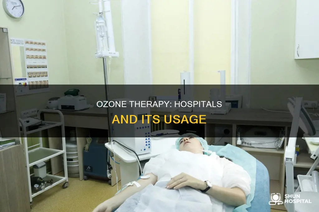 do any hospitals us e ozone therapy