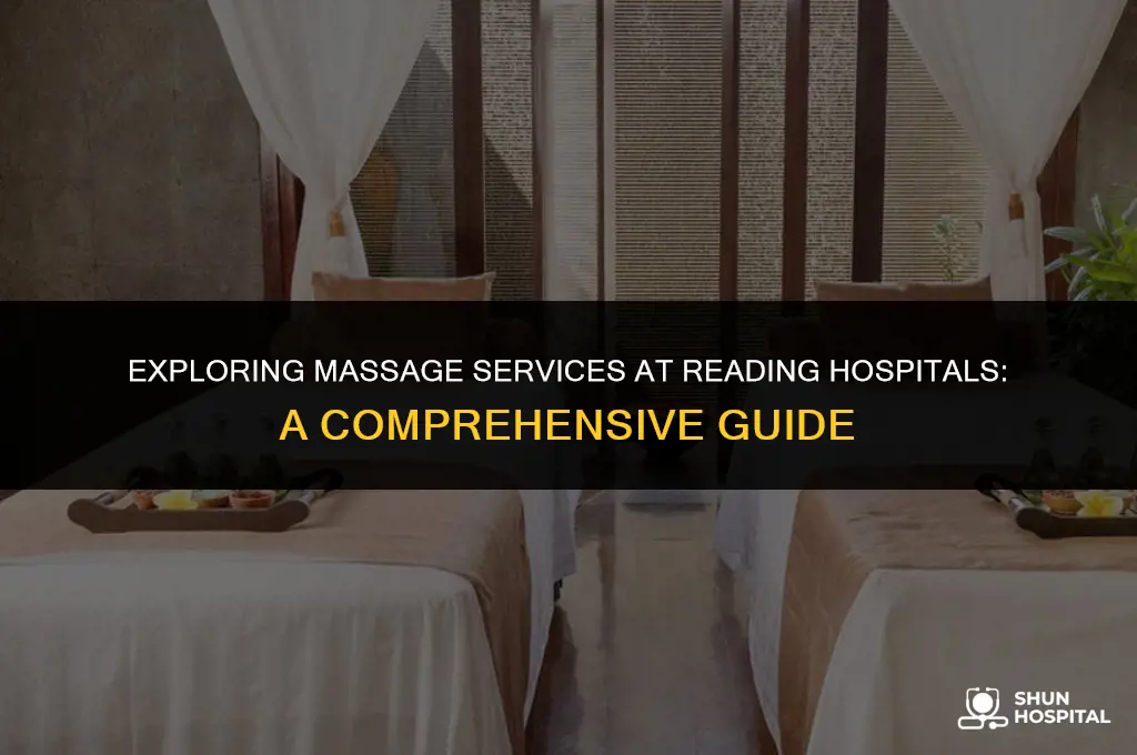 do any reading hospitals offer massage