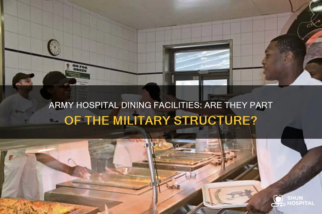 do army hospital dinning facilitys fall under the army