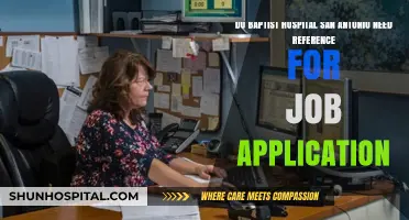 Baptist Hospital San Antonio Job Application: Are References Required?