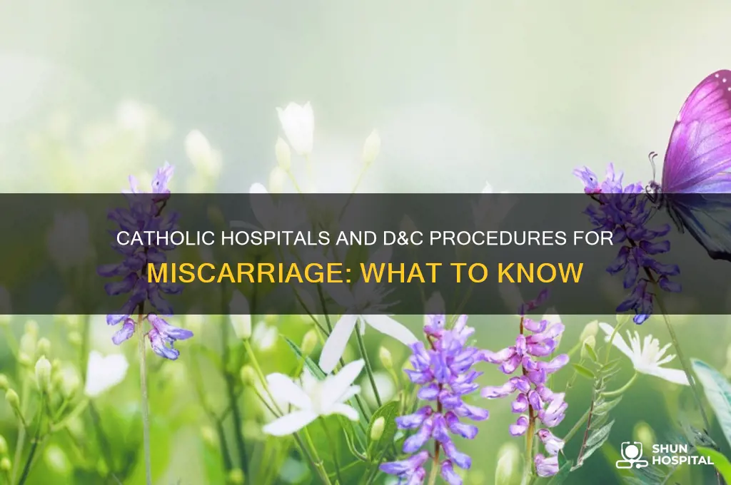 do catholic hospitals perform d and c for miscarriage