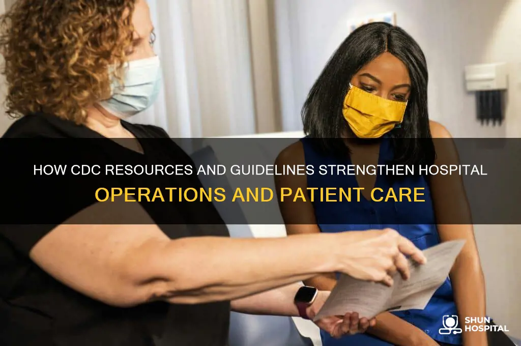 do cdc help hospitals