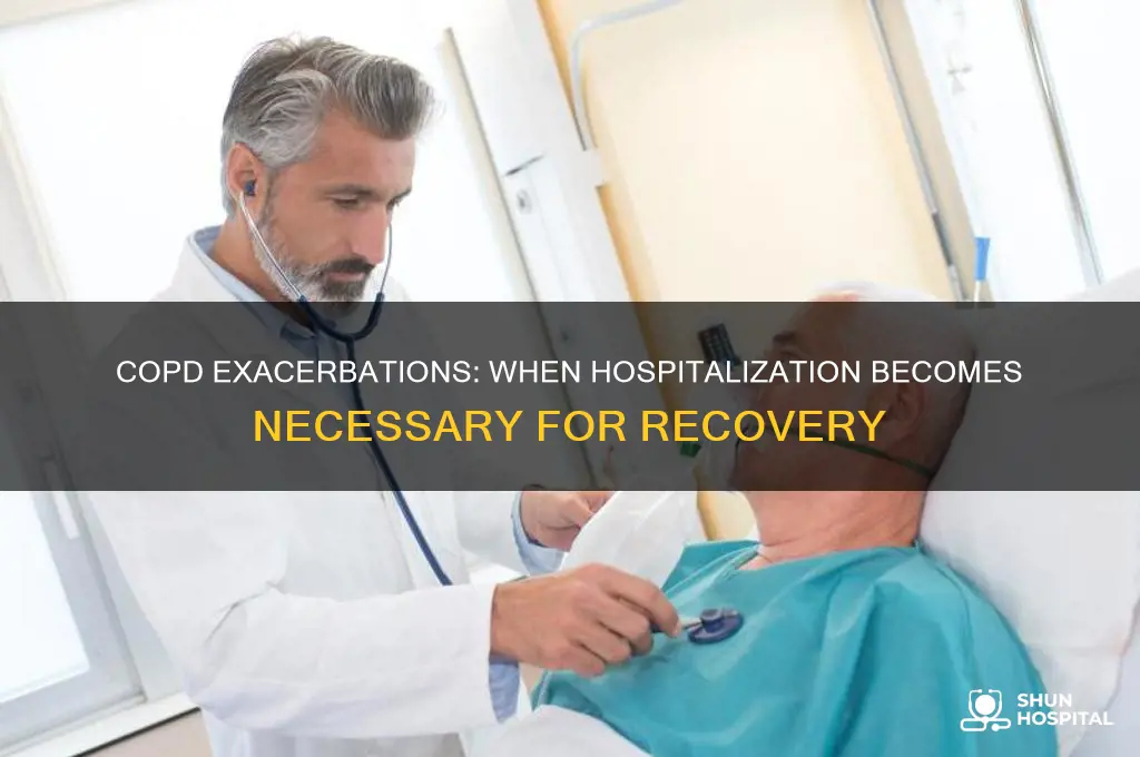 do copd exacerbations require hospitalization