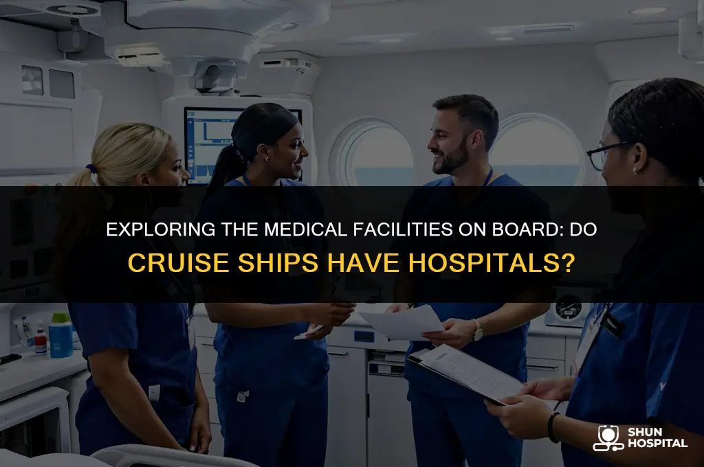 do cruise ships have a hospital