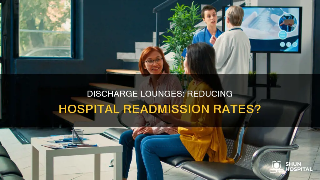 do discharge lounges affect hospital readmission rates