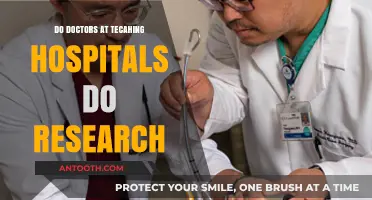 Teaching Hospitals: Do Doctors Also Research?