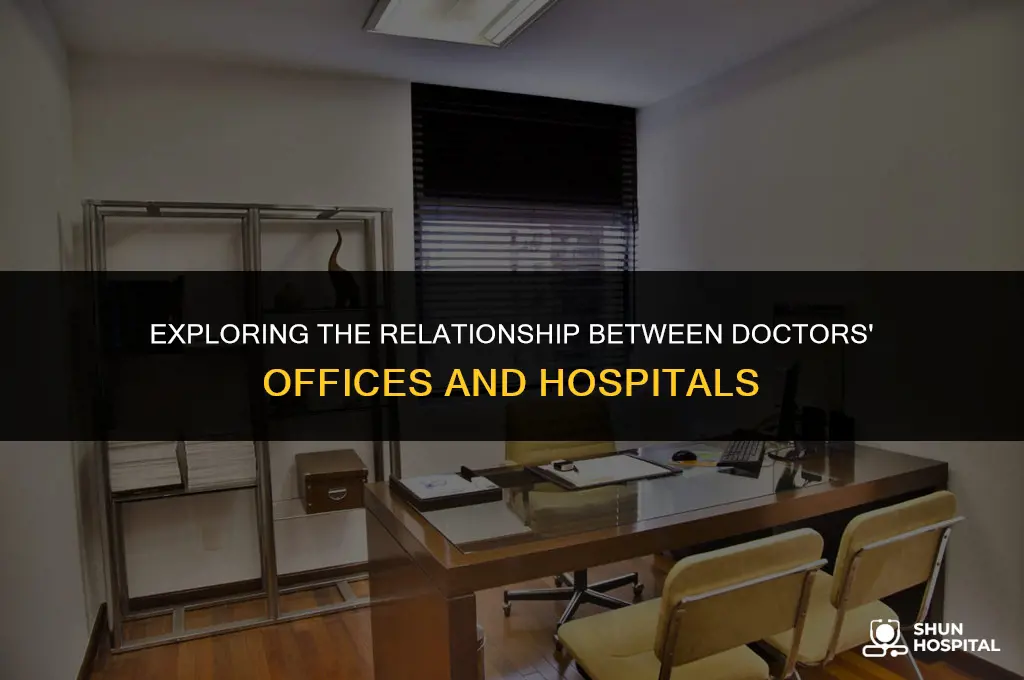 do doctors have offices in hospitals