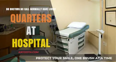 Do No-Call Doctors Typically Have On-Site Hospital Living Quarters?