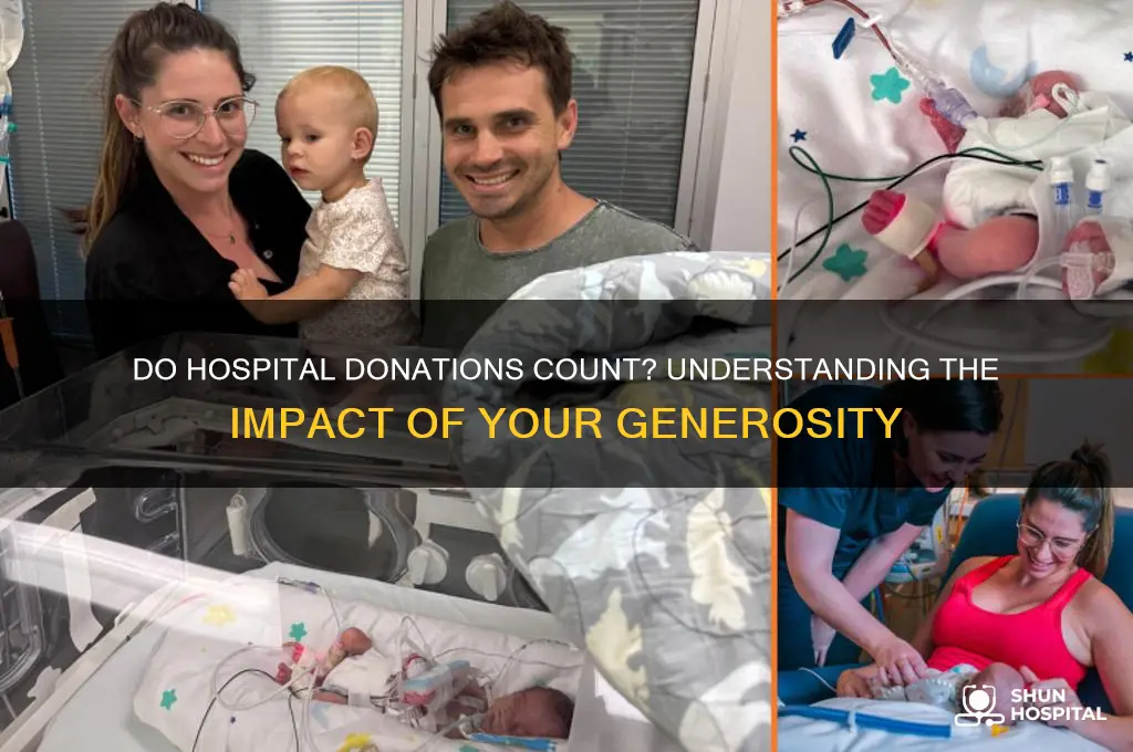 do donations to hospitals count