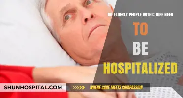 C. Diff in the Elderly: Hospitalization Necessity Explained