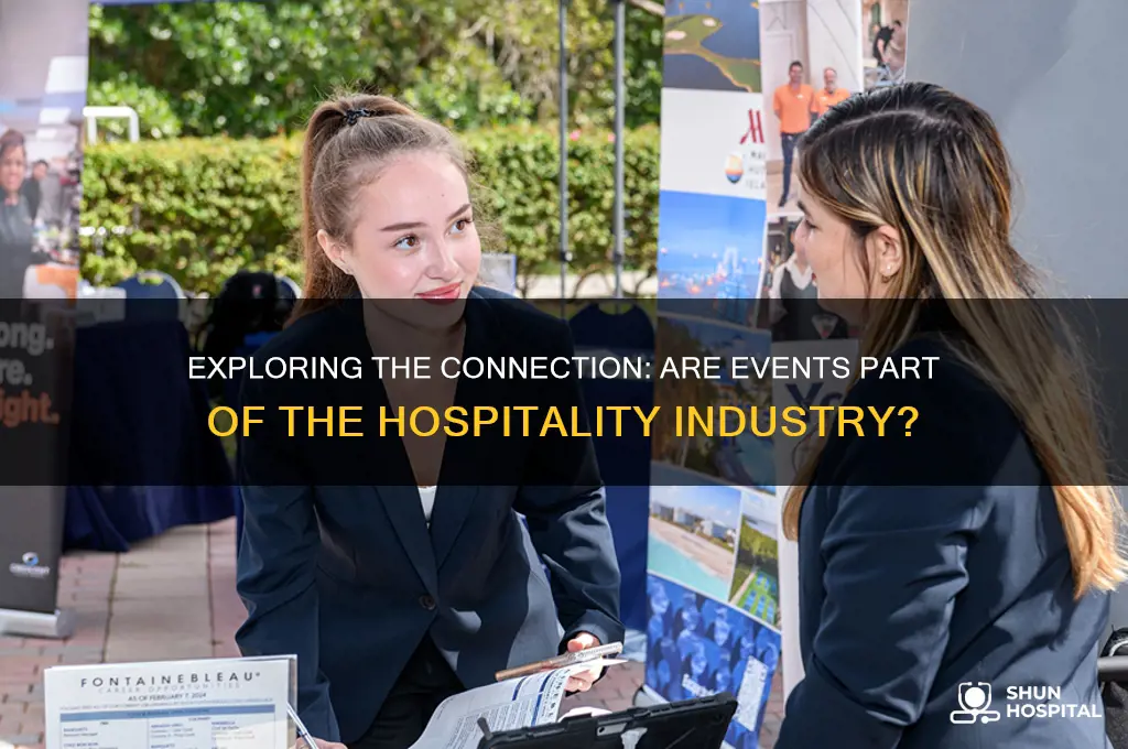 do events fall under hospitality