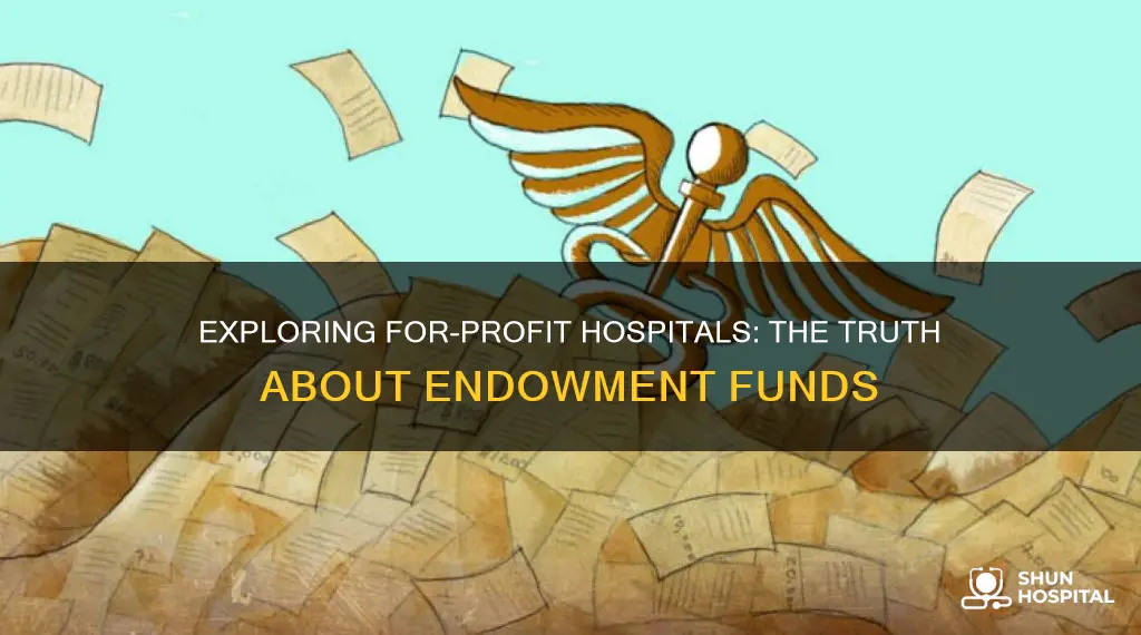 do for profit hospitals have endowment funds
