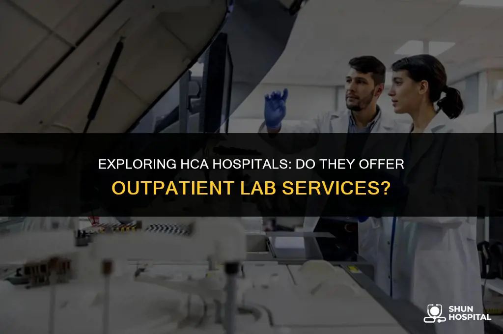 do hca hospitals have outpatient labs
