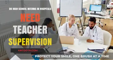 High School Hospital Interns: Teacher Supervision Necessary or Not?