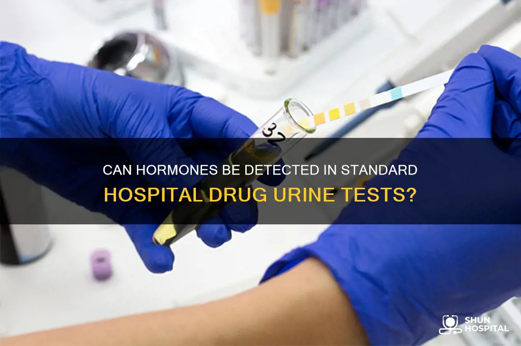 do hormones be detected a hospital drug urine tests