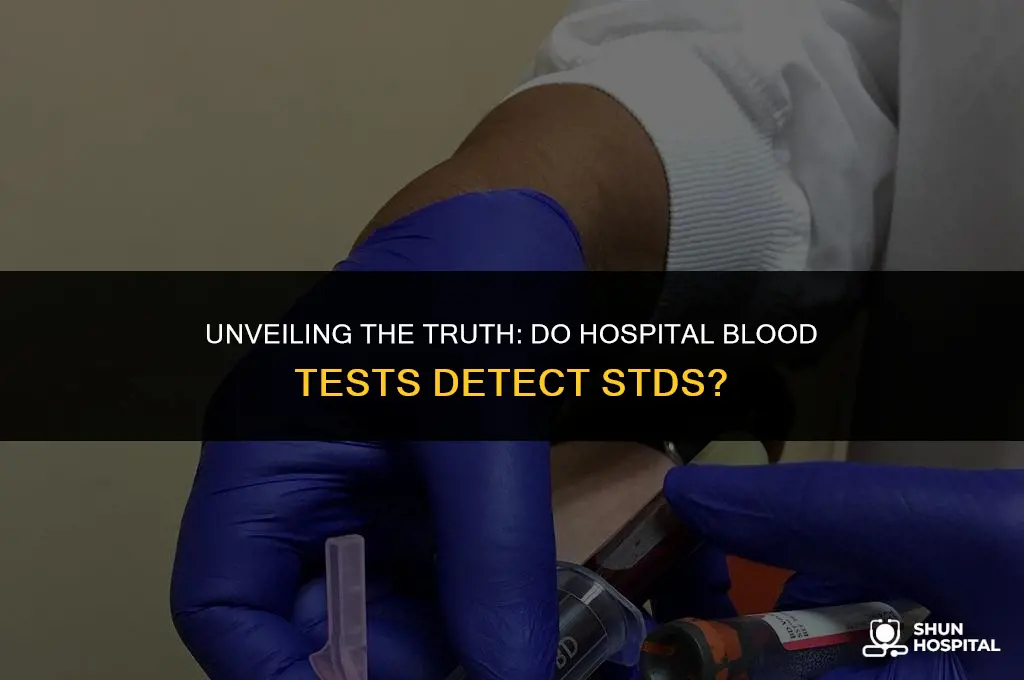 do hospital blood tests show stds