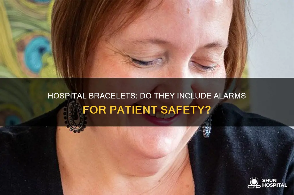 do hospital bracelets have alarms