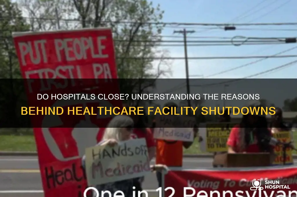 do hospital close
