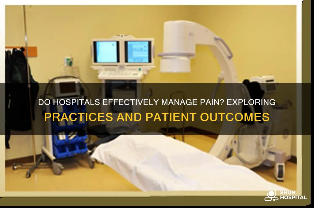 do hospital do pain management