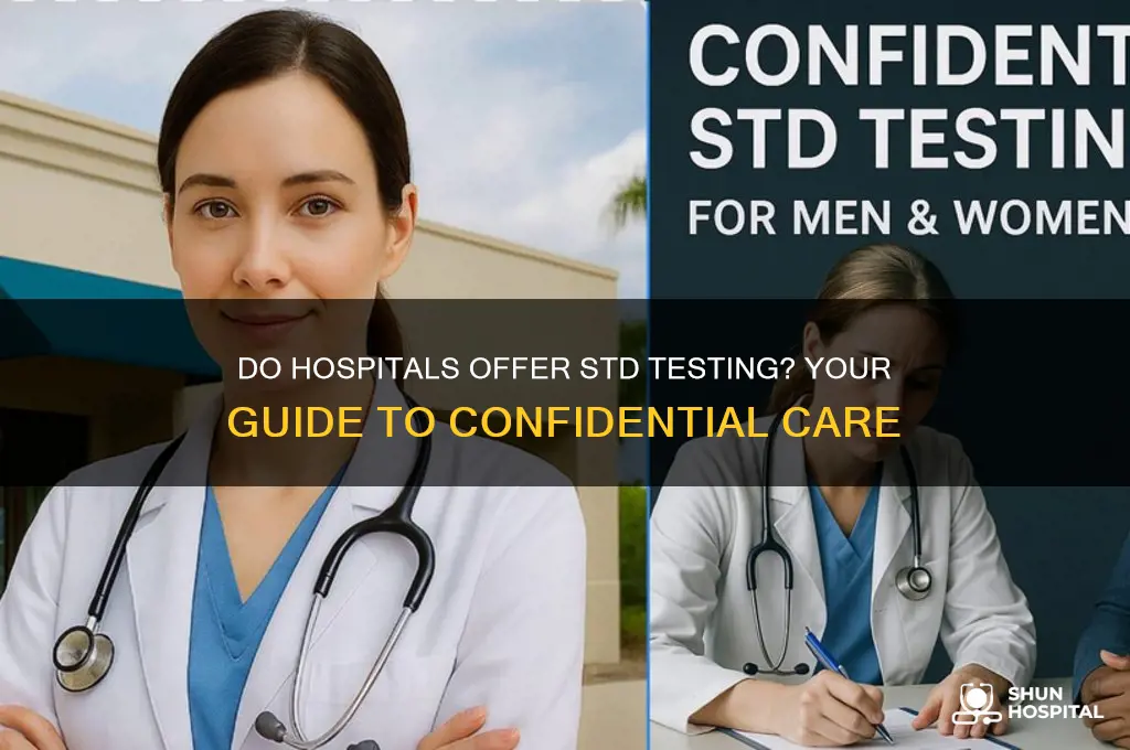 do hospital do std testing