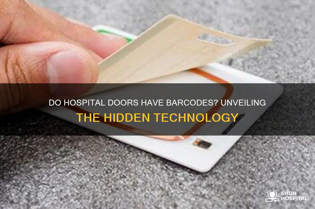 do hospital doors have barcodes