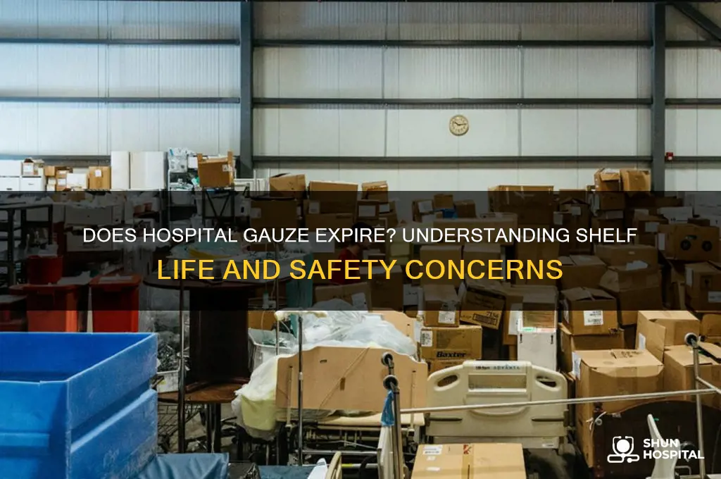 do hospital gauze expire