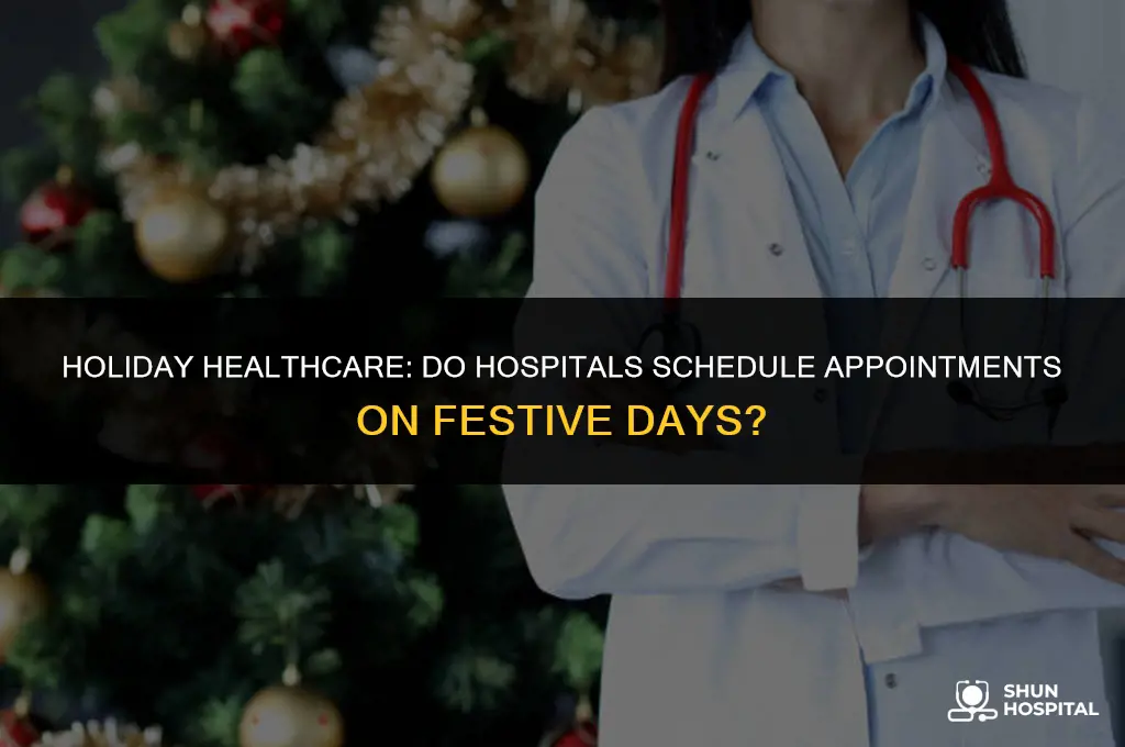 do hospital have appointments on holidays
