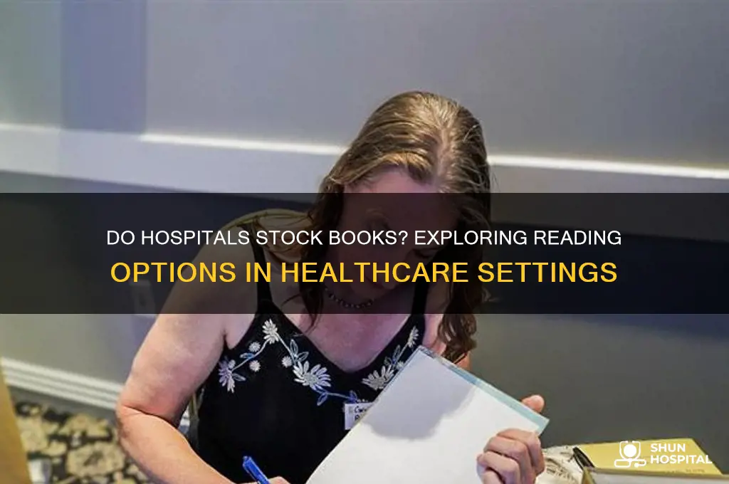 do hospital have books