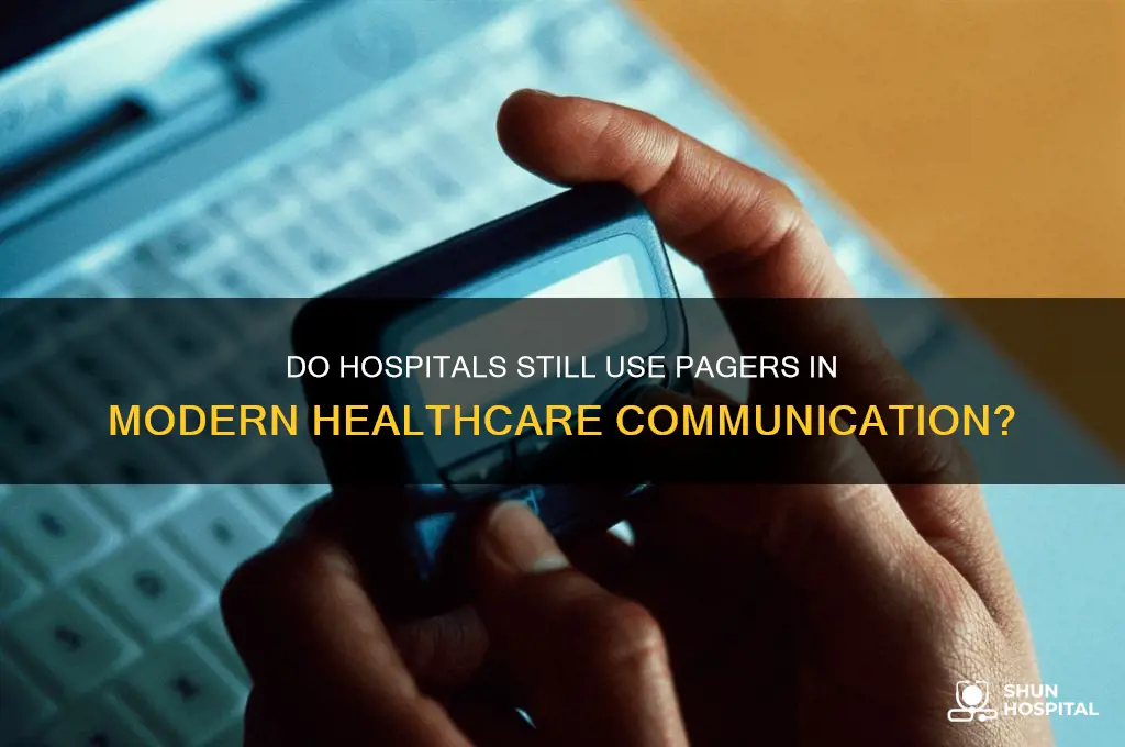do hospital have pagers