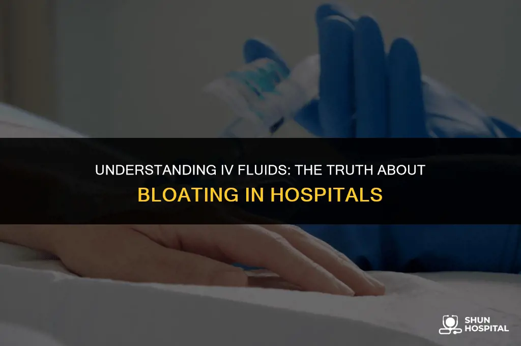 do hospital ivs make you bloated
