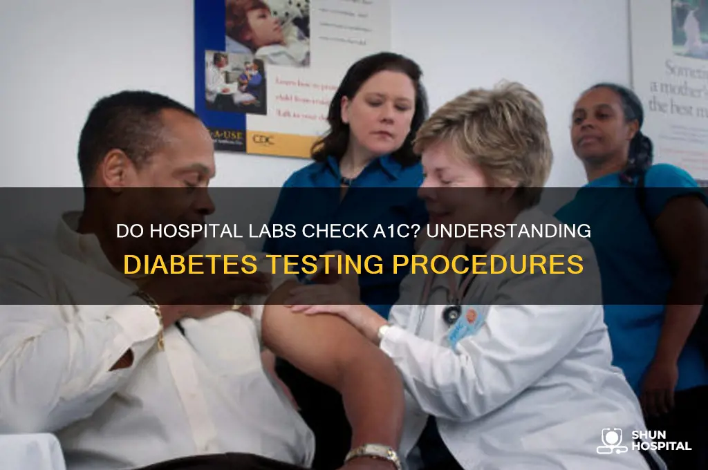 do hospital labs check a1c
