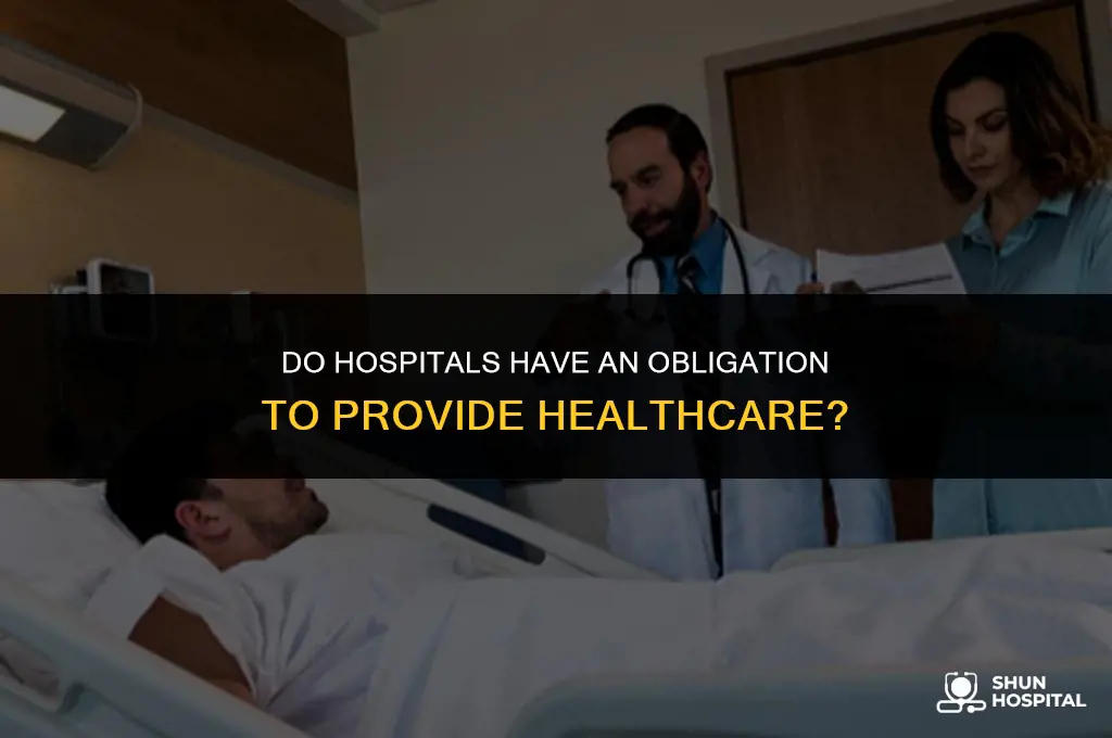 do hospital need to provide healthcare