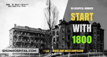 Exploring Hospital Numbering Systems: Do They Begin with 1800?