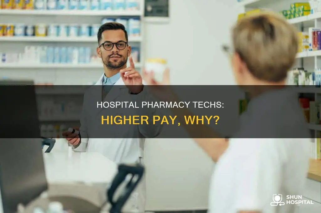 do hospital pharmacy techs make more money
