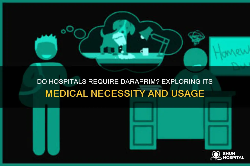 do hospital require daraprim