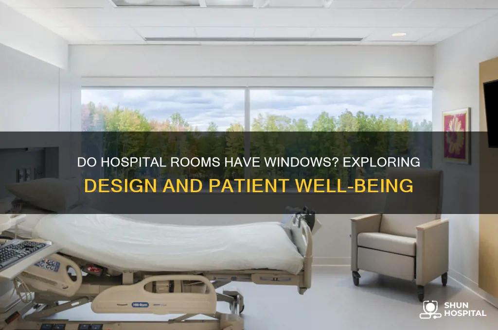 do hospital rooms have windows