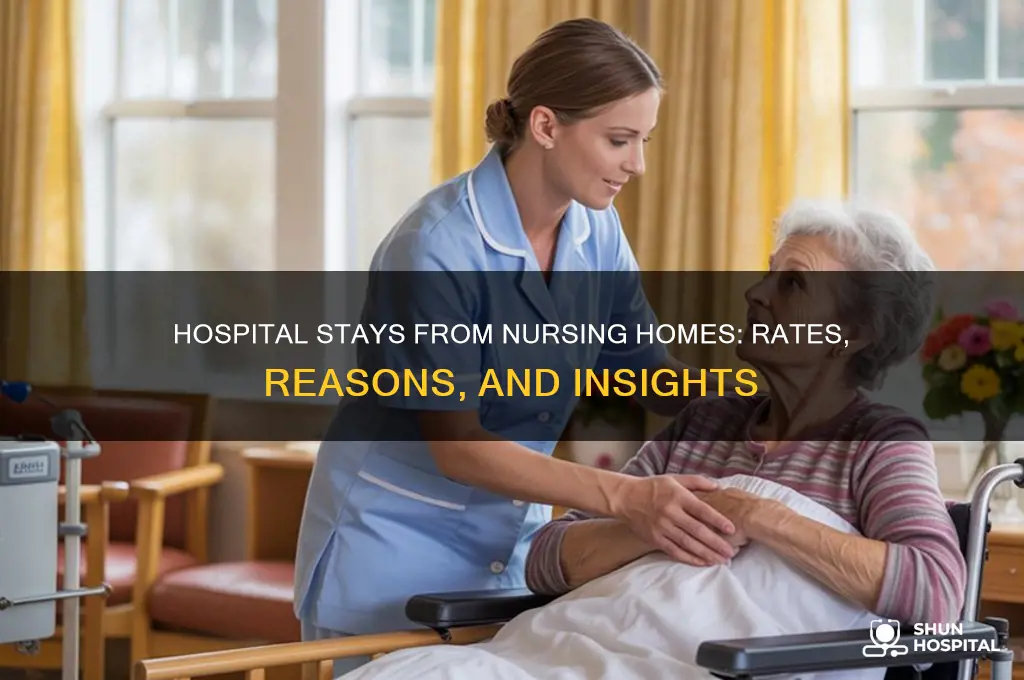 do hospital stay from a nursing homes rates and reasons