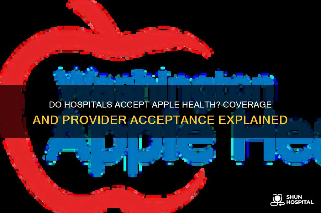 do hospitals accept apple health