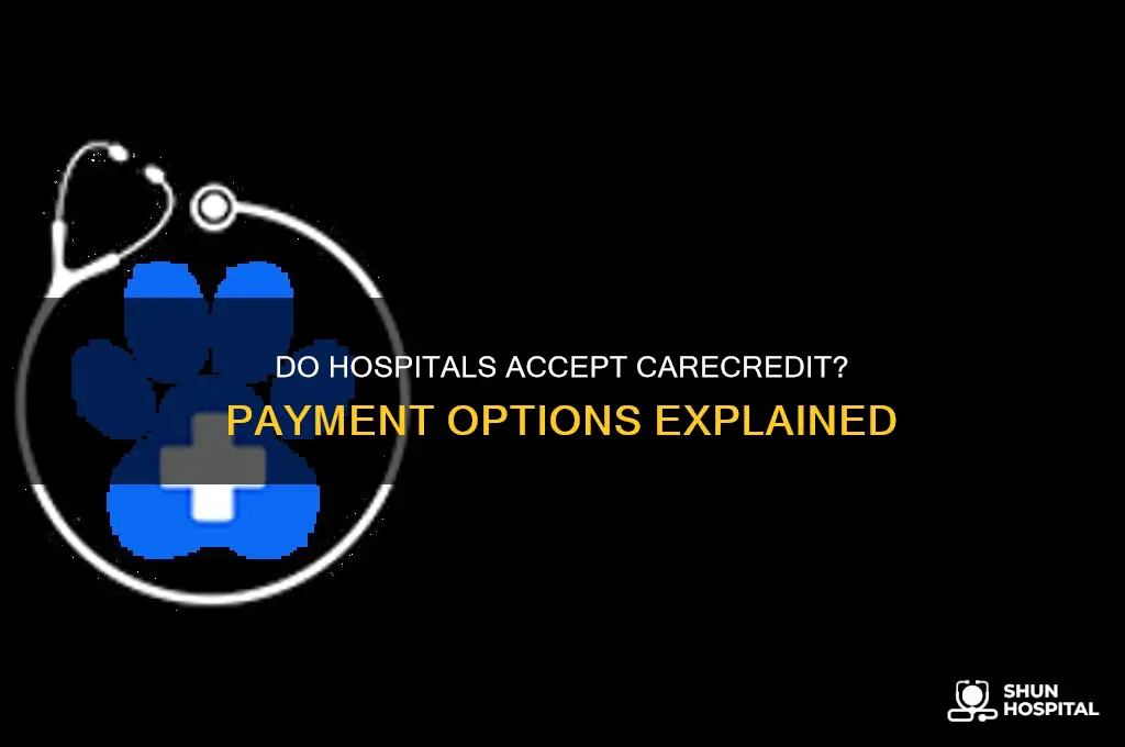 do hospitals accept care credit