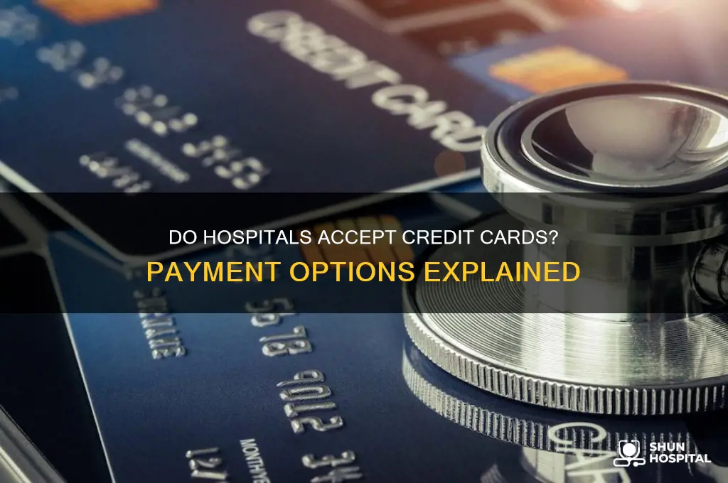 do hospitals accept credit cards