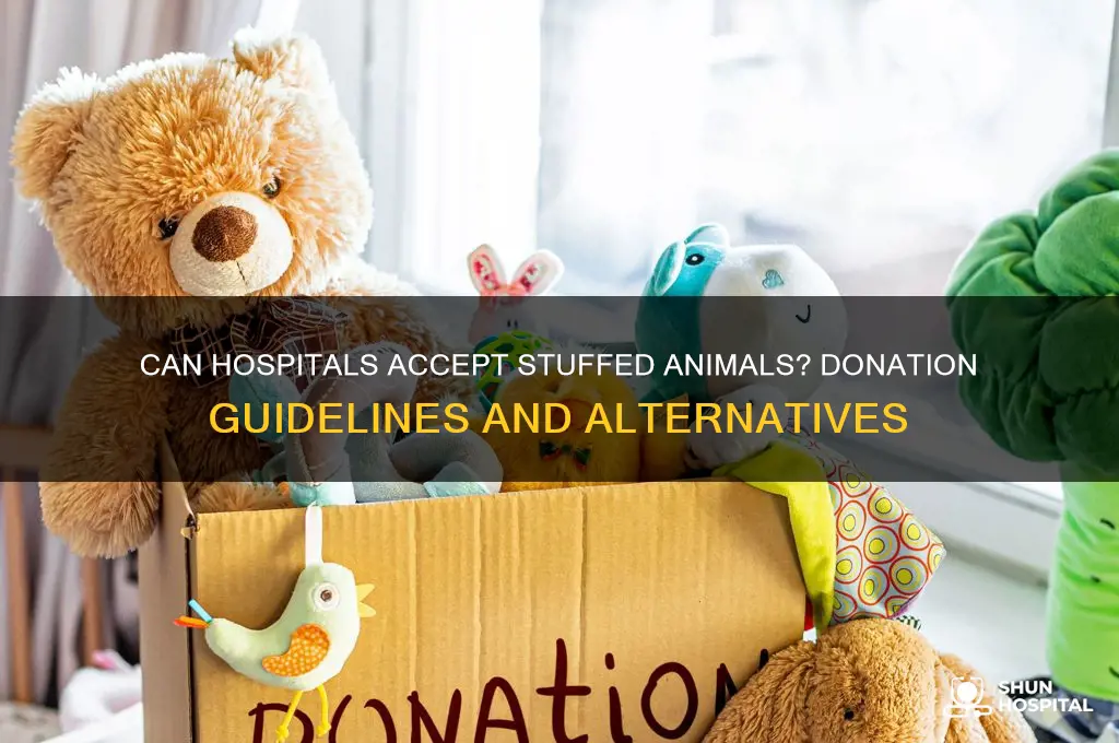 do hospitals accept stuffed animals