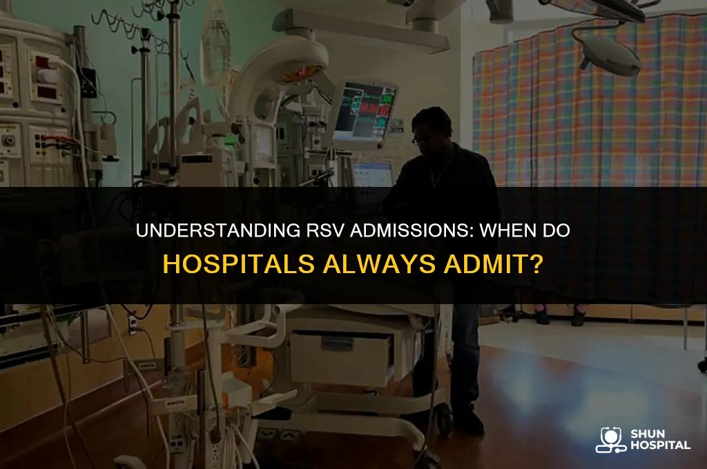 do hospitals always admit for rsv