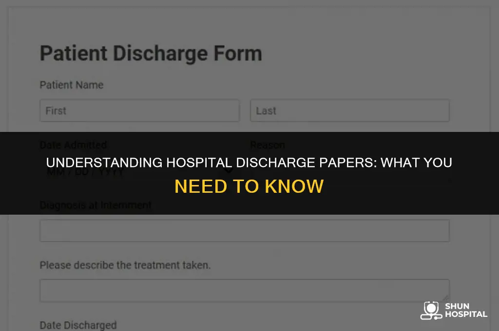 do hospitals always give discharge papers